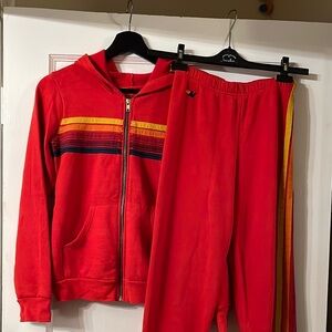 Aviator Nation Red and Yellow Kids Set